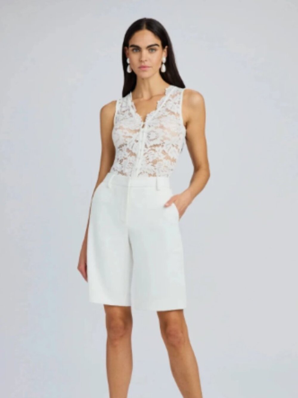 Generation Love Katina Crepe Bermuda Shorts Size 2- MSRP $248